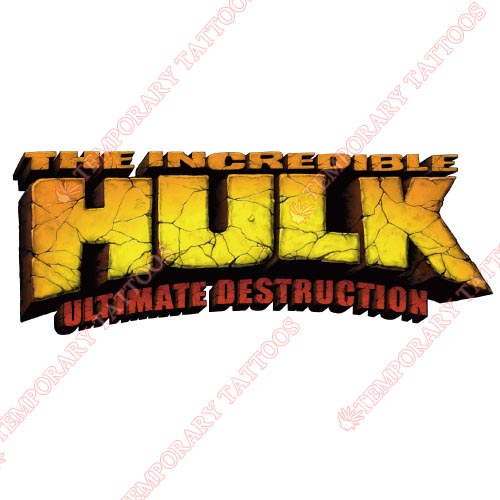 Hulk Customize Temporary Tattoos Stickers NO.148